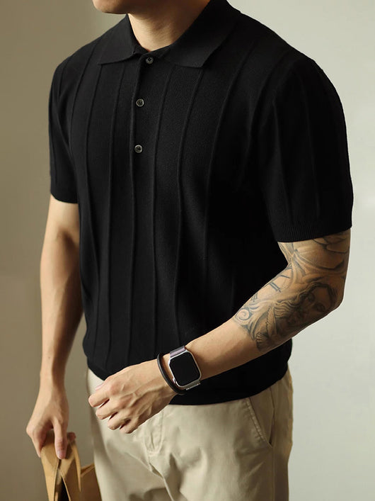 Camiseta Básica Americana Hombre Color Sólido - Image 6