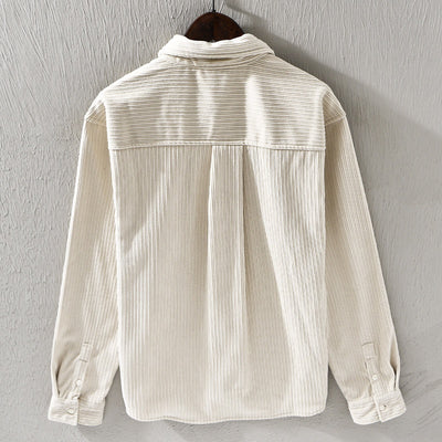 Camisa Acolchada de Terciopelo para Hombre - Suéter Holgado y Cálido - Image 2