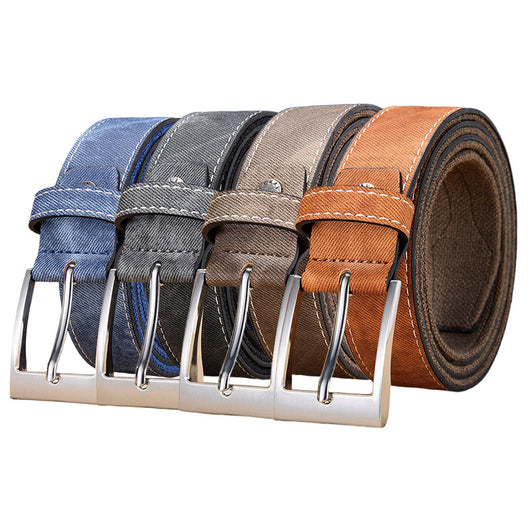 Cinturón de Lona Versátil para Hombre - Diseño Clásico Multiusos - Image 2