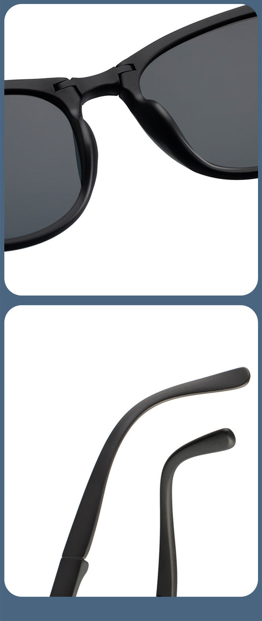 Beige oval-frame sunglasses with brown polarized lenses and foldable temples on a white background. - Image 9