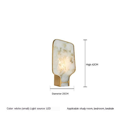 Lámpara de Mesa de Mármol Estilo Chino Moderno para Estudio - Image 7