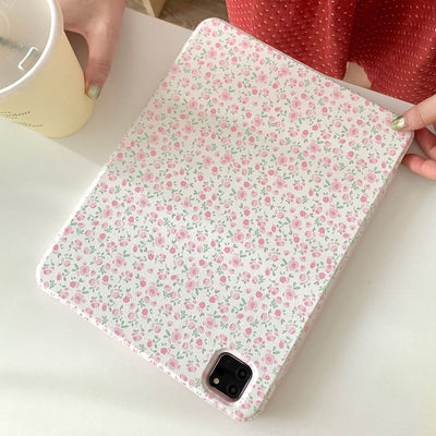 Funda Protectora para iPad Pro 13 con Diseño Floral y Ranura para Lápiz - Image 2