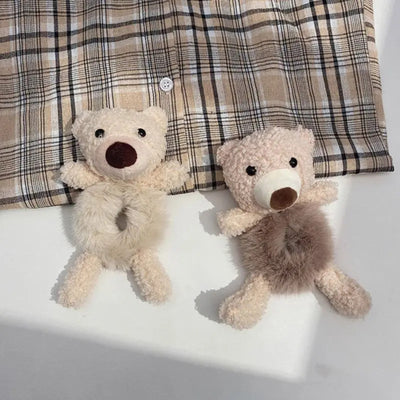 Coleteros Suaves con Diseño de Oso y Conejo - Accesorios para Cabello Infantil - Image 4