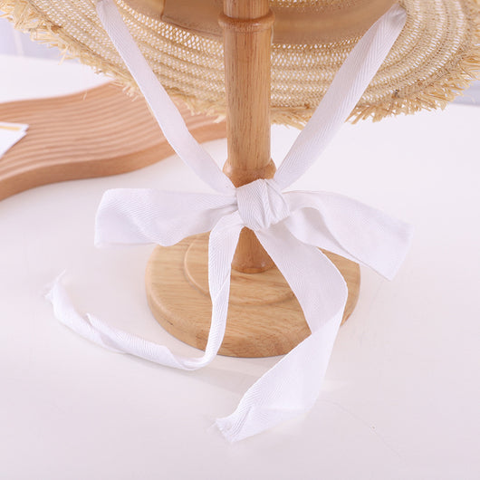 Sombrero de Paja Calado Protección Solar Estilo Británico - Image 16