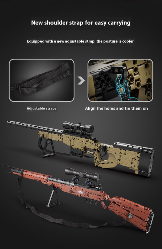 Rifle Francotirador Táctica Armado - Bloques de Construcción Educativos - Image 8