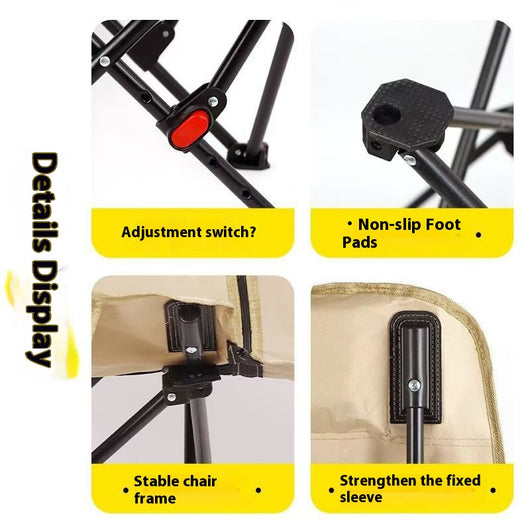 Silla de Camping Plegable Elevada - Cómoda y Portátil - Image 4