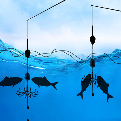 Juego Completo de Anzuelos de Pesca con Anclajes de Tres Púas - Image 2