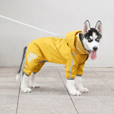 Impermeable para Perros con Capucha y Reflectantes - Chaqueta Lluvia Ligera - Image 12