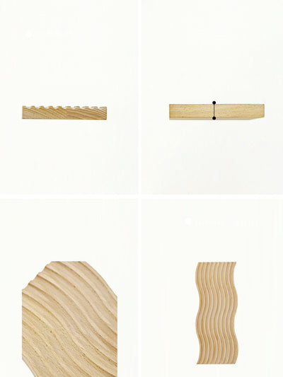 Bandeja de Madera Haya con Efecto Onda de Agua para Fotografía Gastronómica - Image 15