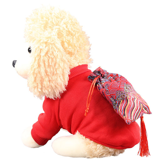 Ropa para Mascotas con Maquillaje de Ópera Pekinesa - Año Nuevo - Image 20