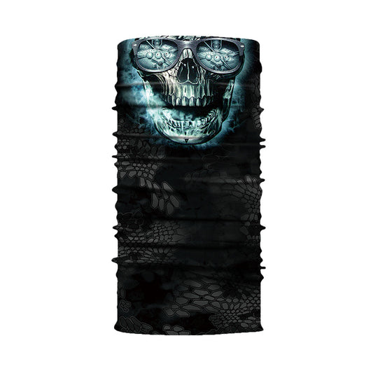 Braga Mágica sin Costuras con Estampado 3D Calavera para Ciclismo - Image 6