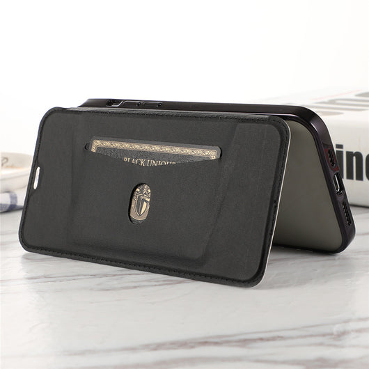 Funda Tipo Cartera para iPhone con Diseño Mármol y Compartimentos para Tarjetas - Image 7