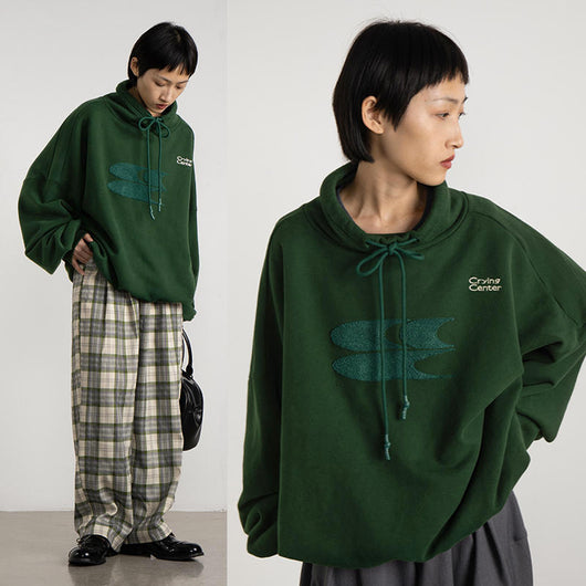 Sudadera Cuello Alto Oversize Unisex Casual - Image 12