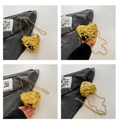 Bolso Bandolera Acrílico con Diseño de Corazón Meteorito Brillante - Image 22