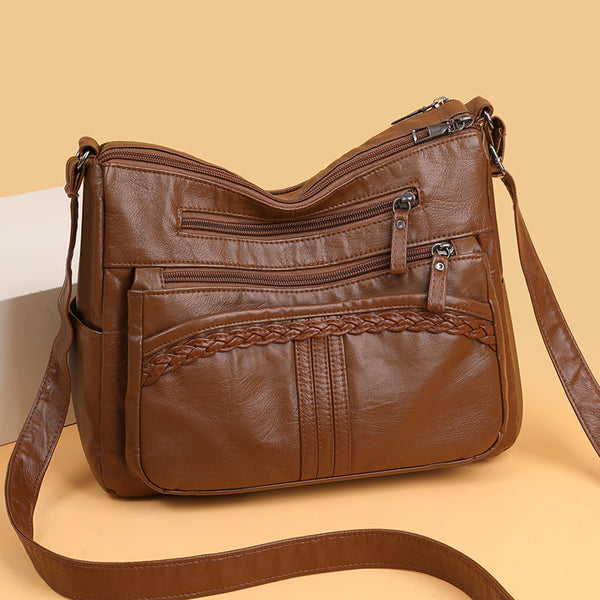 Bolsa Bandolera Multicompartimentos de Gran Capacidad para Mujeres