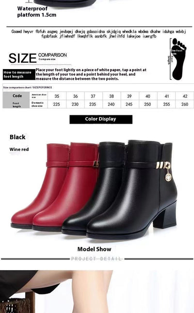Botas Térmicas de Terciopelo Antideslizantes para Mujer Adulta - Image 12