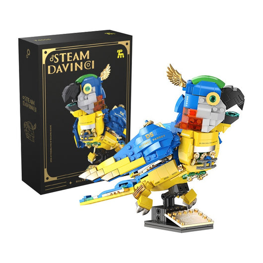 Loro Guacamayo Steampunk Mecánico Educativo Armable - Image 6