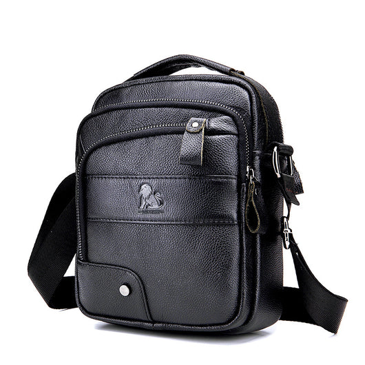 Bolsa Bandolera de Cuero Genuino para Hombre - Diseño Minimalista - Image 3