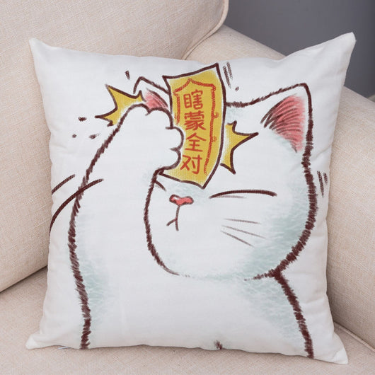 Funda de Almohada de Lino con Estampado Moderno para Sofá y Coche - Image 20
