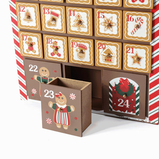 Calendario de Adviento Navideño de Madera con 24 Días - Image 2