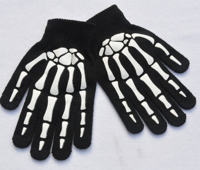 Guantes Luminosos Halloween con Calavera y Garra Fantasma - Image 3
