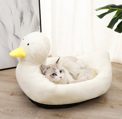 Cama Ortopédica para Mascotas en Forma de Pato - Sofá Acogedor para Perros y Gatos - Image 8