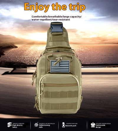 Bolsa Mensajera Táctica Impermeable en Tela Oxford con Camuflaje - Image 21