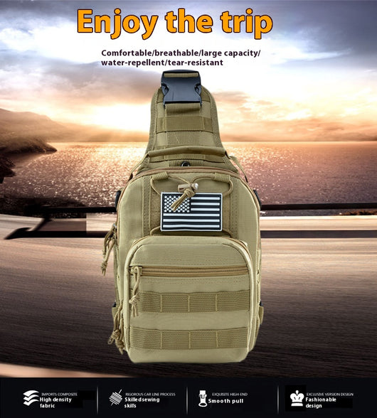 Bolsa Mensajera Táctica Impermeable en Tela Oxford con Camuflaje - Image 21