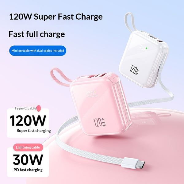 Batería Portátil 20000mAh con Carga Ultra Rápida 120W