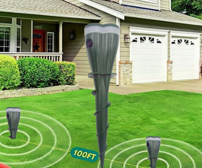 Repelente Ultrasónico Solar para Gatos en Jardines - Image 4