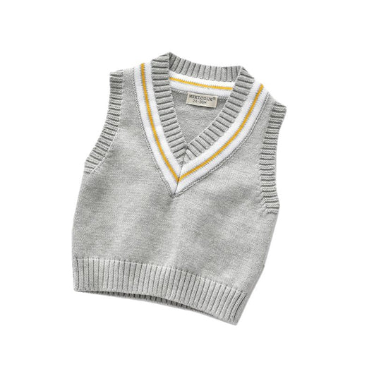 Chaleco Pullover de Punto para Niños - Prenda Base Versátil - Image 11