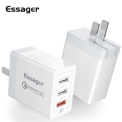 Cargador Rápido USB de 30W con 3 Puertos - Carga Simultánea - Image 5