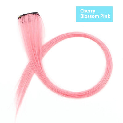 Extensiones de Cabello Teñido con Mechones de Colores Vibrantes - Image 17