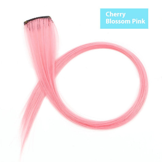 Extensiones de Cabello Teñido con Mechones de Colores Vibrantes - Image 17