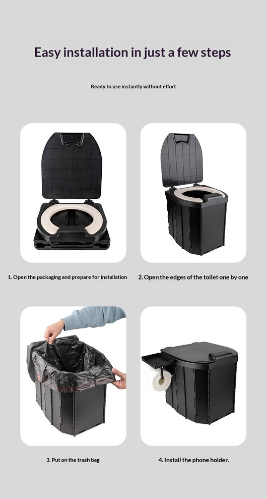 Silla Cómoda Portátil Plegable con Cubierta PU - Image 10