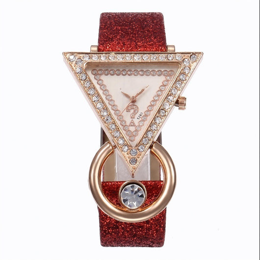 Reloj de Mujer con Dial Triangular y Diamantes Engarzados - Image 15