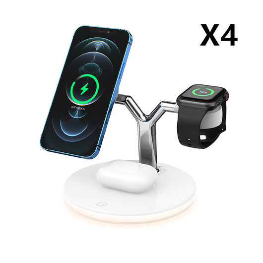 Cargador Inalámbrico Magnético 3 en 1 de 15W para Apple MagSafe - Image 20