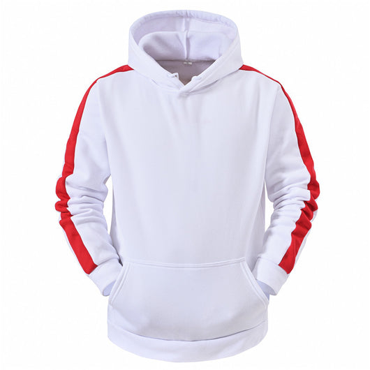 Sudadera Casual con Capucha y Costuras Decorativas para Hombre - Image 3