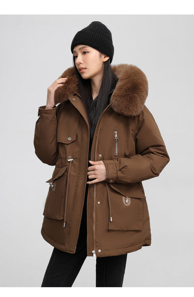 Abrigo de Algodón Slim Fit con Cuello Forrado en Fleece Acolchado - Image 14