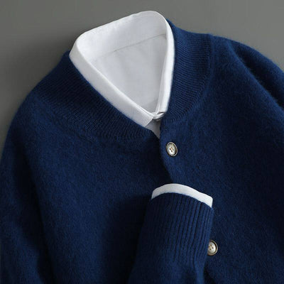 Cardigan Grueso y Cálido para Hombre - Suéter Holgado - Image 12