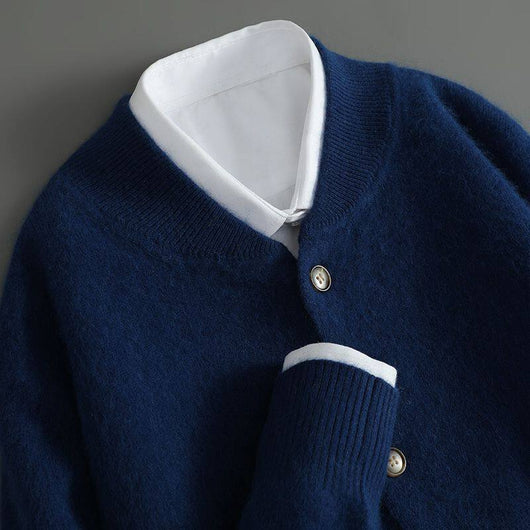 Cardigan Grueso y Cálido para Hombre - Suéter Holgado - Image 12