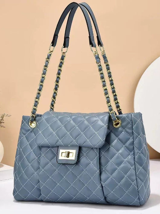 Bolsa Mensajera de Hombro con Bordado Geométrico y Gran Capacidad - Image 16