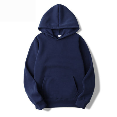 Sudadera con Capucha de Manga Larga - Suéter Casual de Color Sólido - Image 17