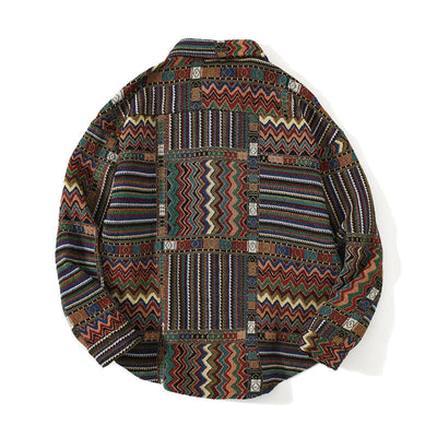 Camisa Suelta Retro Japonesa para Hombre - Casual y Versátil - Image 5