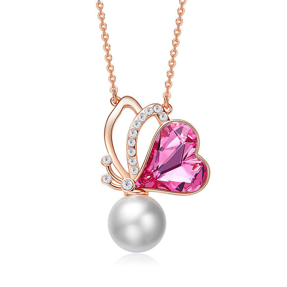 Dije Mariposa Perla Amor - Joya Minimalista Elegante y Versátil