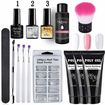 Set Completo de Manicura Profesional con Pegamento Extendido y Herramientas - Image 23