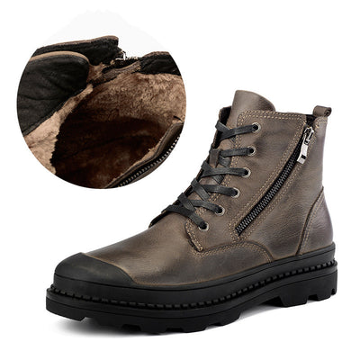 Botas Martin de Cuero para Hombre con Forro Térmico y Suela Antideslizante - Image 6