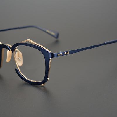 Lentes de Marco Irregular Artesanal con Opción de Graduación - Image 4