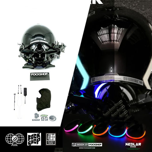 Máscara Cyberpunk LED Diodo KEDLAR - Edición DIY Personalizable - Image 8