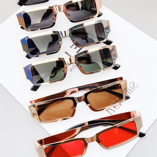 Gafas de Metal Cuadradas Pequeñas para Hombre - Estilo Importación - Image 16